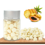 宠物补充片剂厂家-天然菠萝木瓜化毛球消化辅助