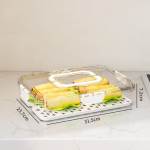 鸡蛋存储盒厂家-便携塑料鸡蛋盒带盖手柄可堆叠分隔