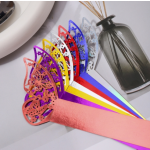 餐巾环厂家-优雅激光切割金属蝴蝶环婚礼圣诞用