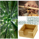 竹制纸巾盒生产商-双层纸巾存储