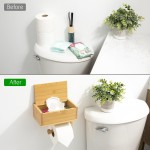 竹制厕纸架供应商-壁挂式储物收纳