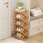 Bamboo Shoe Rack Supplier - 5 Layer Free Standing Multifunctional
