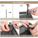 竹制洗衣袋供应商-145升轻便可折叠带盖