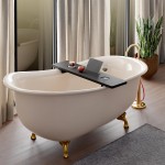 竹制浴缸托盘供应商-防倾覆可调腿