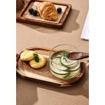 洋槐木服务托盘供应商-椭圆形砧板