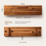 洋槐浴缸托盘生产商-大长方形iPad支架