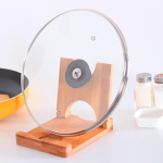 竹制笔筒厂家-2件套几何桌面收纳