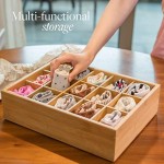 竹制抽屉收纳生产商-木质分隔储物盒