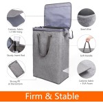 竹制洗衣篮厂家-方形可折叠帆布袋