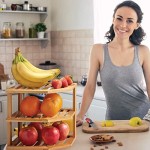 竹制储物架供应商-台面可堆叠收纳