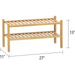 竹制鞋架生产商-双层多功能储物