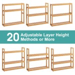 竹制搁架供应商-三层壁挂式马桶上方