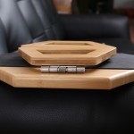 竹制沙发托盘供应商-可折叠扶手收纳盘代工定制