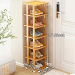 竹制鞋架供应商-立式省空间收纳