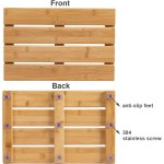 竹制浴垫厂家-防水防滑水疗垫