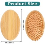 竹制按摩梳厂家-便携防静电发刷