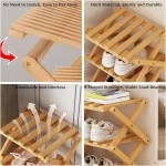 Bamboo Shoe Rack Supplier - 5 Layer Free Standing Multifunctional