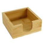 竹制纸巾盒生产商-双层纸巾存储