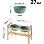 陶瓷狗碗厂家-可调节抬高竹架