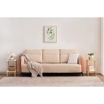 竹制床头柜厂家-双层波西米亚边桌