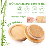 竹盖玻璃罐厂家-食品级储物容器定制