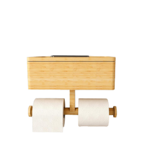 竹制分配收纳器生产商-三合一床头架