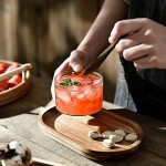 洋槐木服务托盘供应商-椭圆形砧板