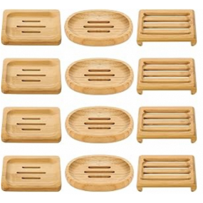 Bamboo Soap Dish Supplier - 3 Types Self Draining Holder