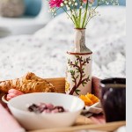 竹制服务托盘生产商-经典把手光滑表面