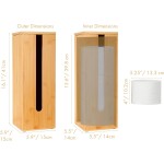 竹制厕纸架厂家-双层储物收纳