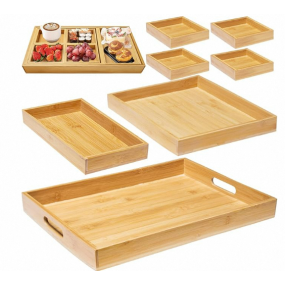 Bamboo Serving Tray Factory - Large Platter Handle Custom