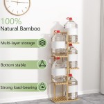 竹制花架厂家-五层室内外架