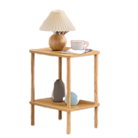 Bamboo Nightstand Factory - 2 Tier Boho Chic End Table