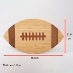 竹制砧板生产商-足球形状熟食板