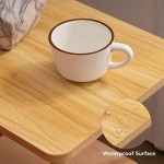 竹制床头柜厂家-双层波西米亚边桌