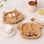 竹制喂养托盘供应商-硅胶吸盘幼儿