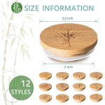 竹制储物盖厂家-广口密封罐盖代工