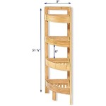 竹制角架生产商-四层清洁工具展示