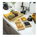 竹制服务托盘厂家-大托盘把手定制