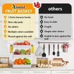 竹制蔬菜篮厂家-三层白色台面收纳