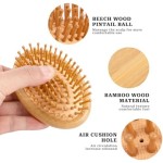 竹制按摩梳厂家-便携防静电发刷