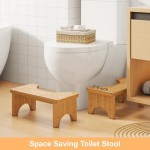 竹制马桶凳供应商-防滑蹲厕凳定制