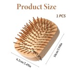 木质发刷生产商-竹针头皮按摩定制