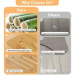 竹制马桶凳供应商-防滑蹲厕凳定制