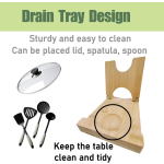 竹制笔筒厂家-2件套几何桌面收纳