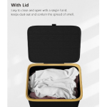 竹制洗衣篮生产商-高衣物篮竹把手