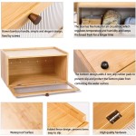 竹制面包盒供应商-大容量农舍风格