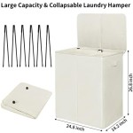 竹制洗衣篮生产商-154升双可拆卸袋