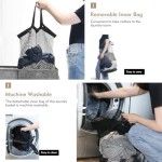 竹制洗衣袋供应商-145升轻便可折叠带盖