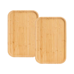 Bamboo Cheese Plate Factory - Single Tier Rectangular Platter